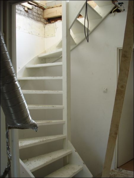 Trap vanuit de slaapkamer